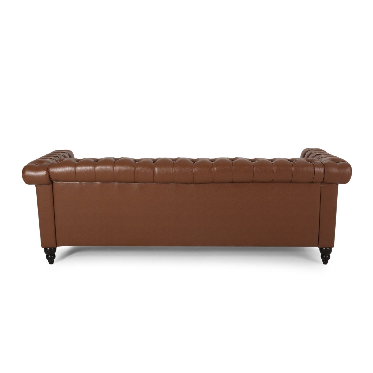 Divano Chesterfield a 3 posti con capitonné e borchie