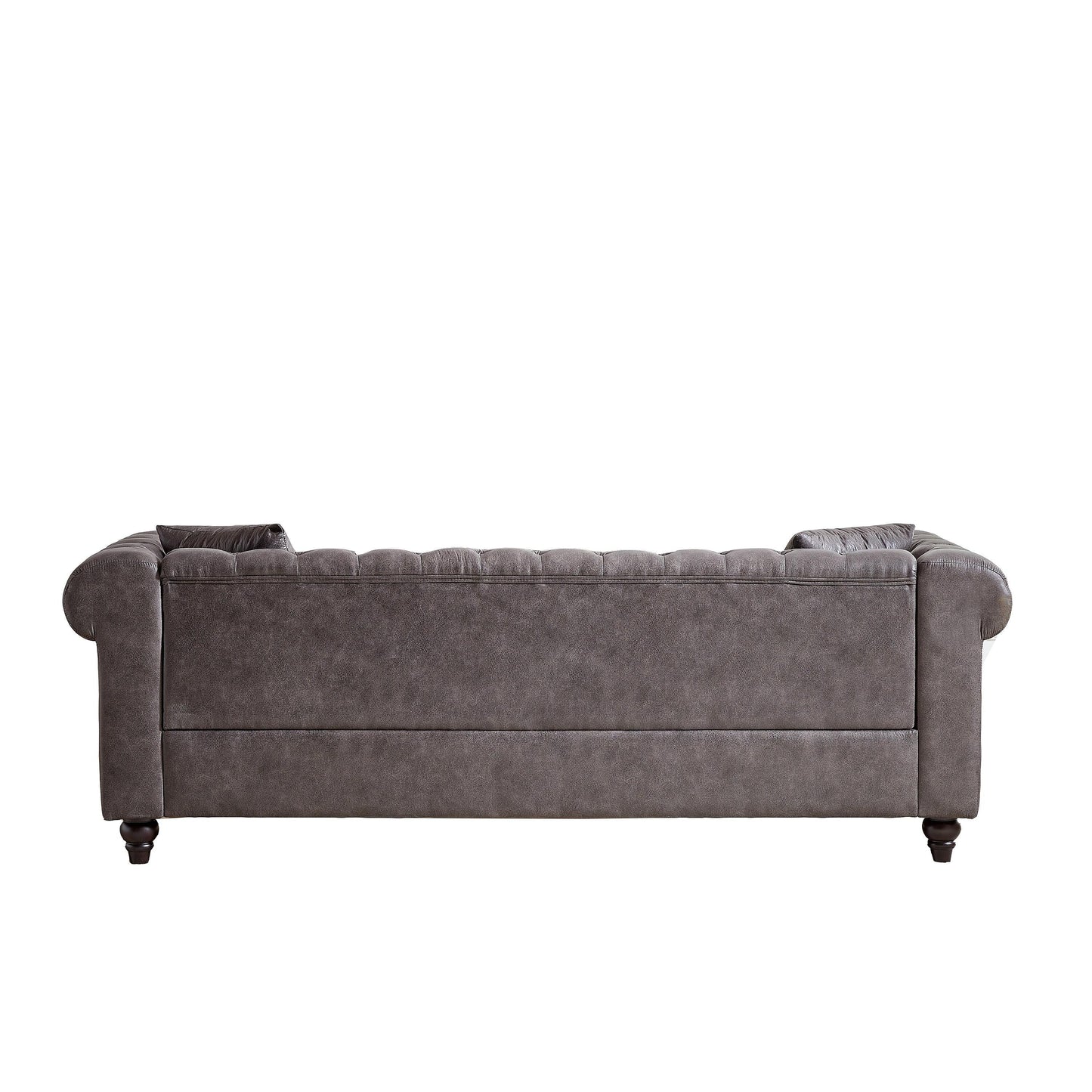 Divano Chesterfield 85.5 Tech Fabric a 3 posti con cuscini