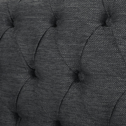 Divano Chesterfield a 3 posti con bottoni e borchie