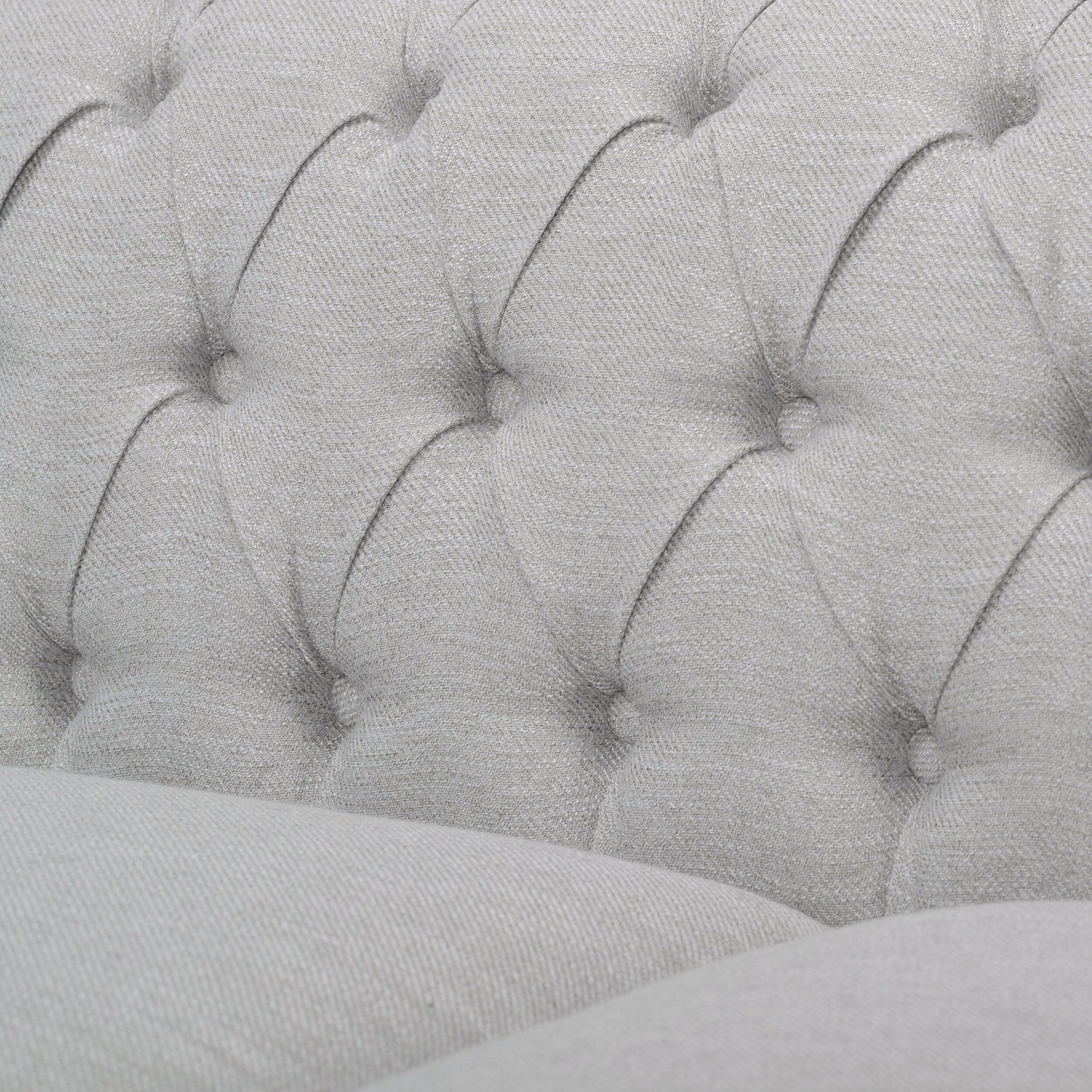 Divano Chesterfield a 3 posti con bottoni e borchie