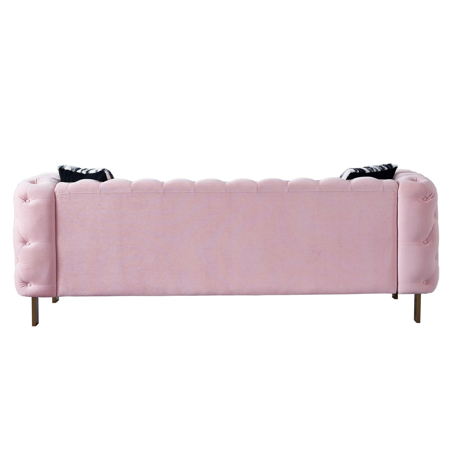 Divano Chesterfield moderno in velluto trapuntato per soggiorno