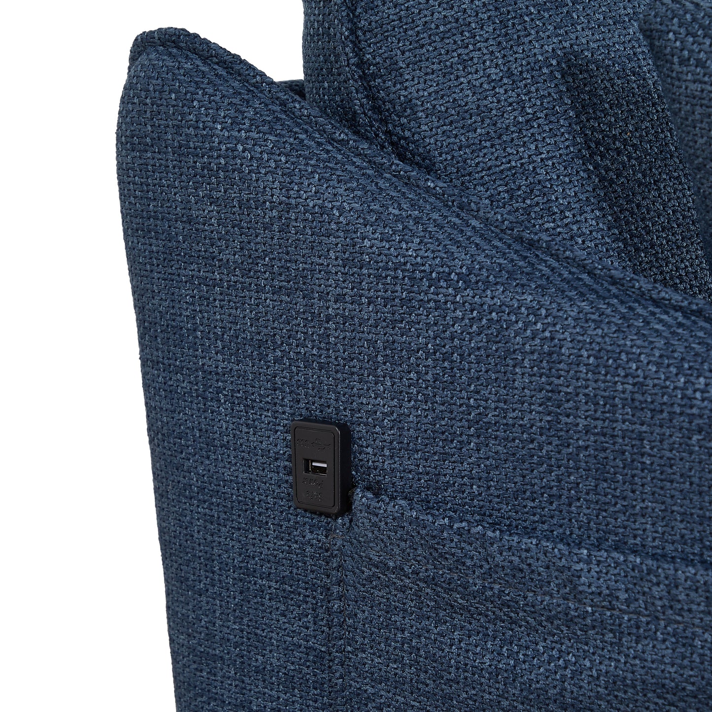 Christopher Knight Home - Divano da 2,5 posti con porta di ricarica USB e gambe in metallo