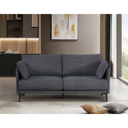 Christopher Knight Home - Divano da 2,5 posti con porta di ricarica USB e gambe in metallo