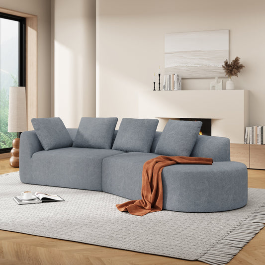 Christopher Knight Home - Set di divani curvi in ​​schiuma Olivia - 116L