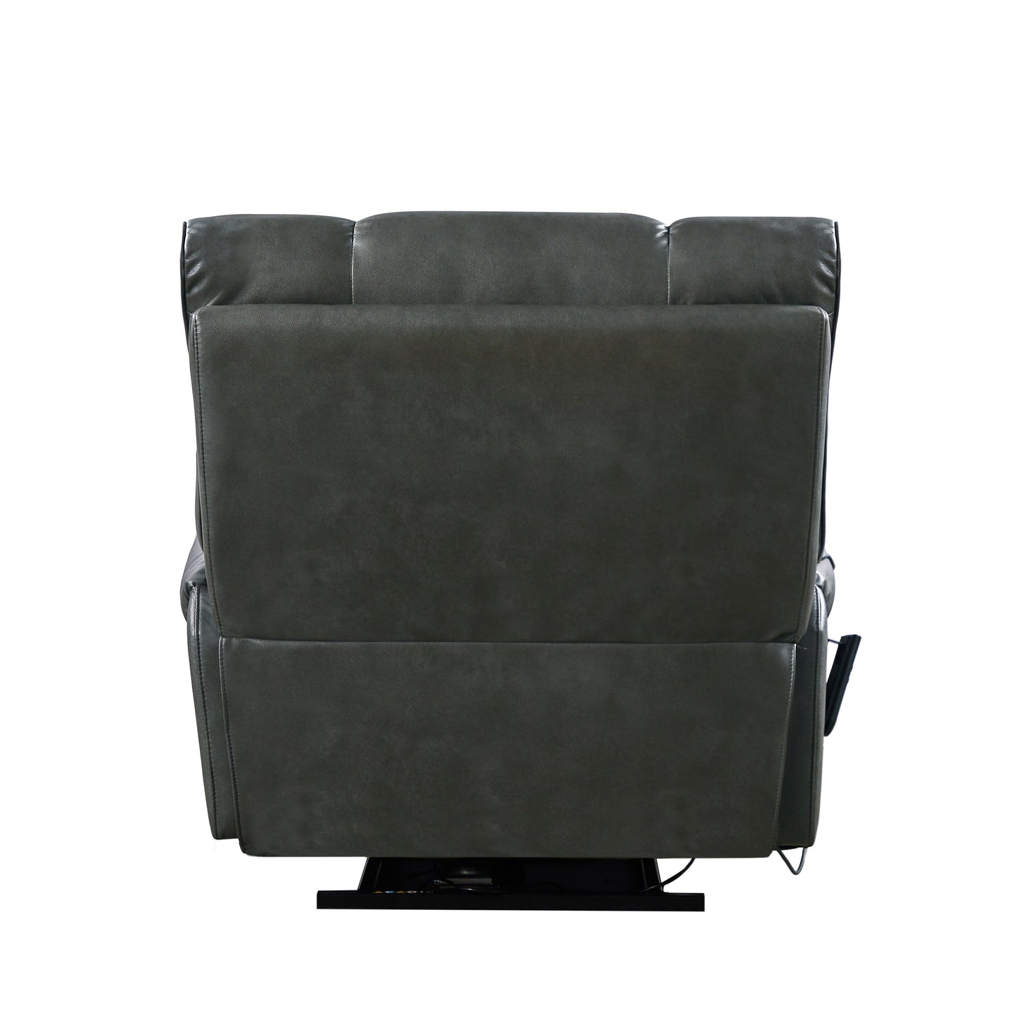 Christopher Knight Home - Poltrona reclinabile elettrica con doppio motore, massaggio, riscaldamento, portabicchieri e supporto regolabile per telefono