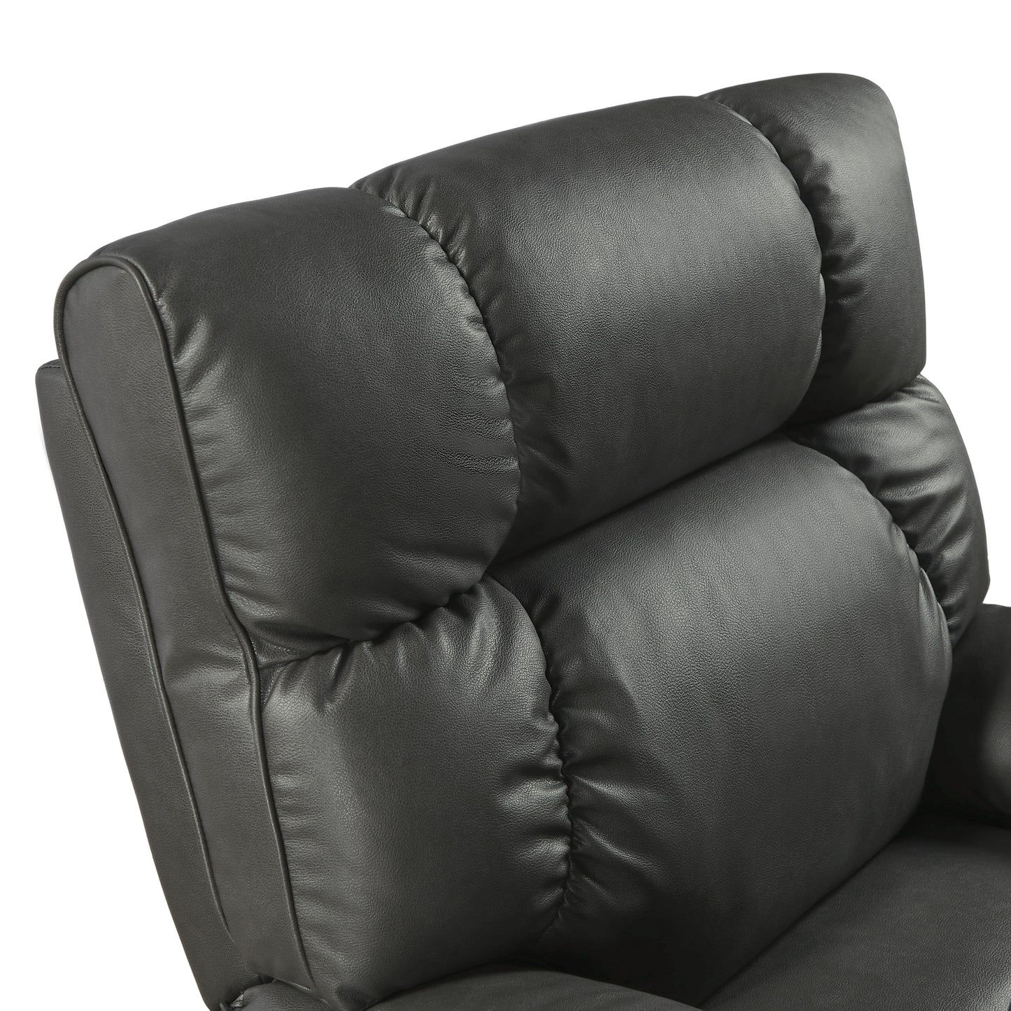 Christopher Knight Home - Poltrona reclinabile elettrica con doppio motore, massaggio, riscaldamento, portabicchieri e supporto regolabile per telefono