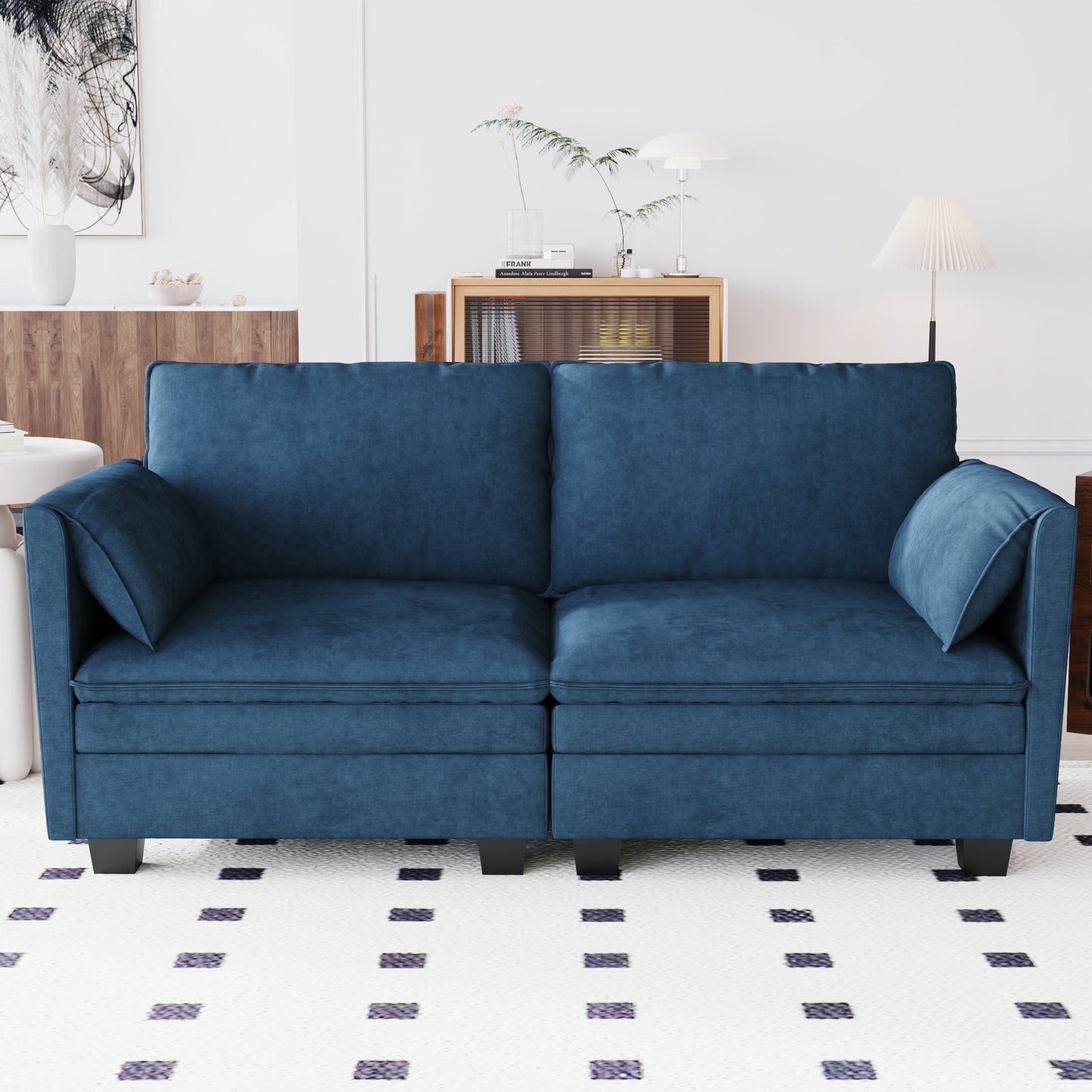Christopher Knight Home - Divano a due posti Sophia in stile moderno di metà secolo