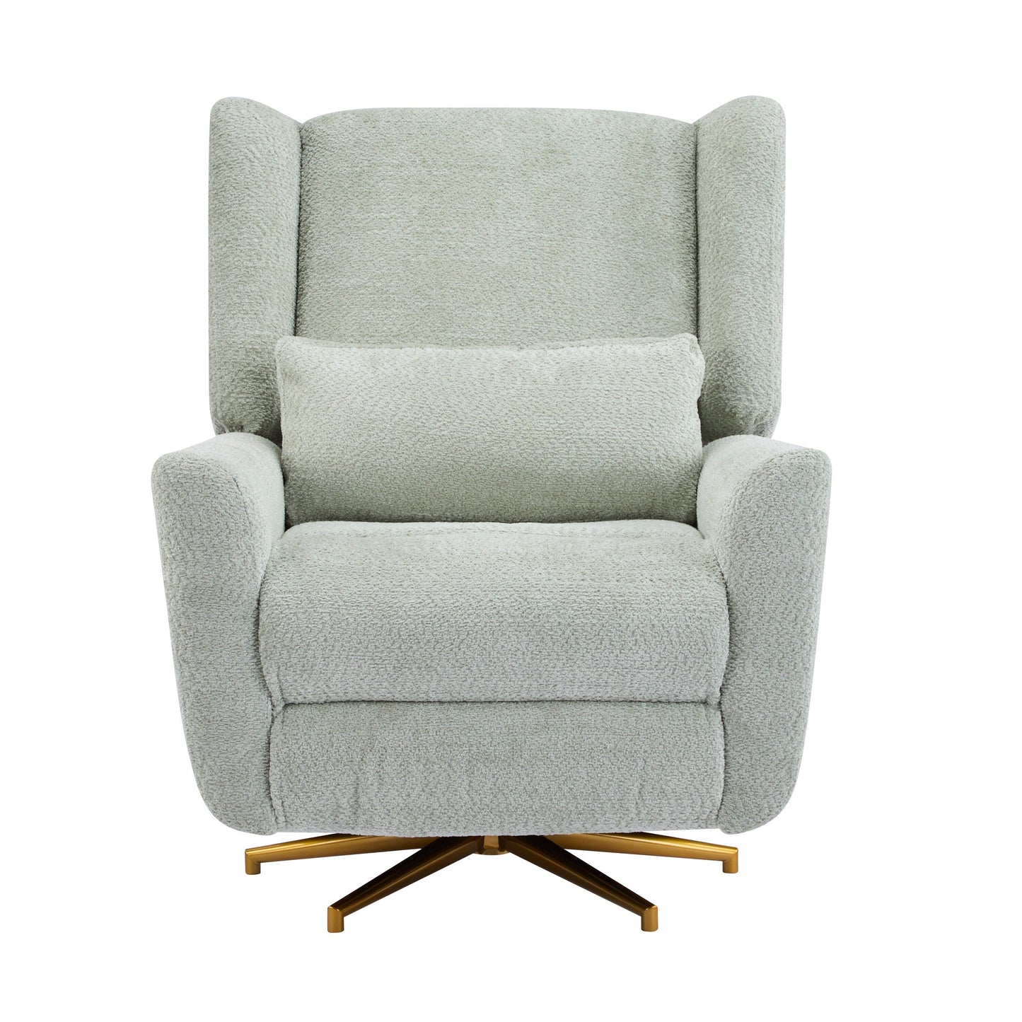 Christopher Knight Home - Poltrona reclinabile elettrica Starling con base in metallo dorato