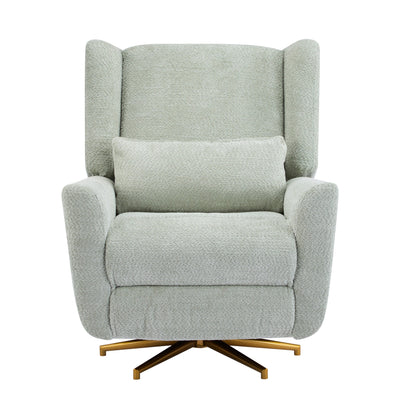 Christopher Knight Home - Poltrona reclinabile elettrica Starling con base in metallo dorato