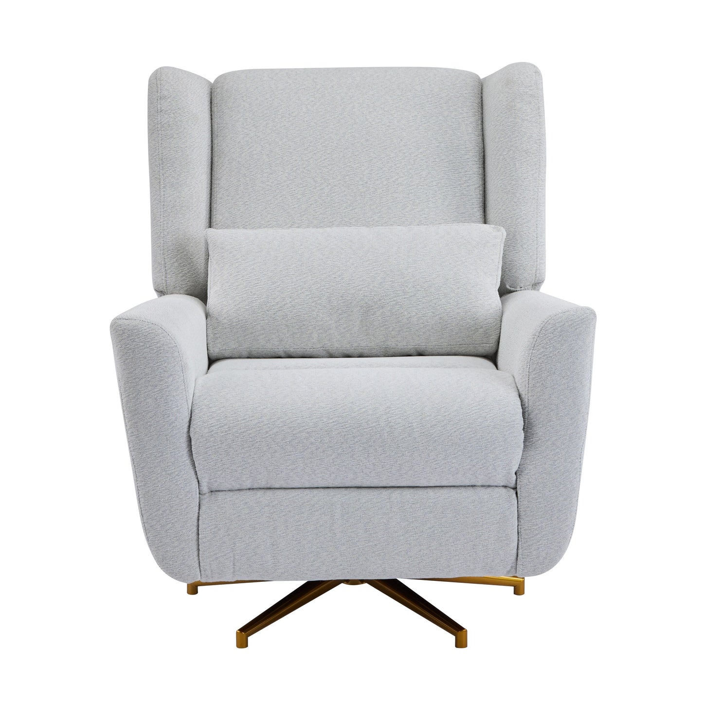 Christopher Knight Home - Poltrona reclinabile elettrica Starling con base in metallo dorato