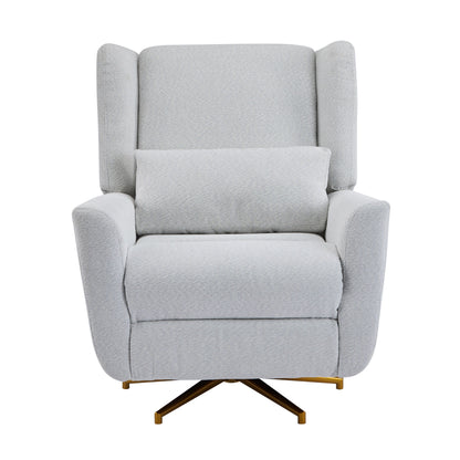 Christopher Knight Home - Poltrona reclinabile elettrica Starling con base in metallo dorato