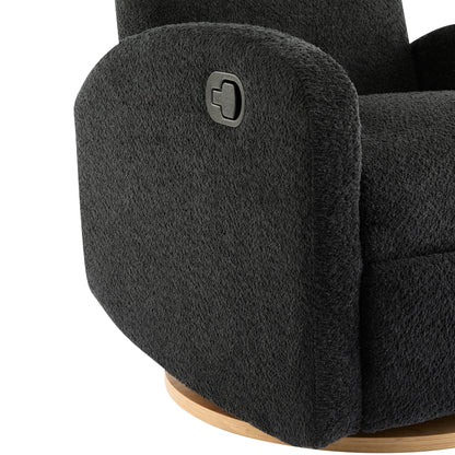 Poltrona reclinabile girevole e scorrevole Christopher Knight Home 360 ​​Boucle