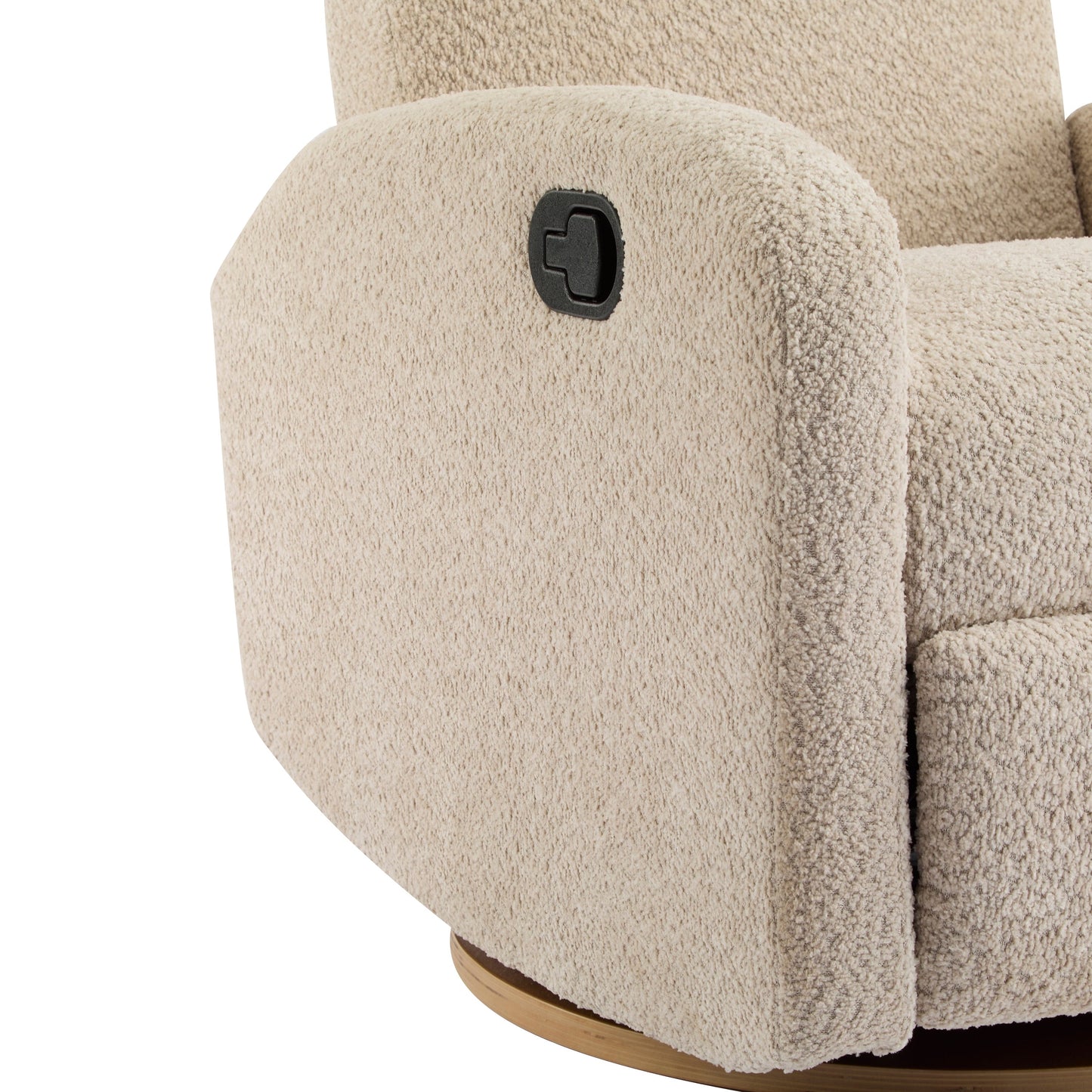 Poltrona reclinabile girevole e scorrevole Christopher Knight Home 360 ​​Boucle
