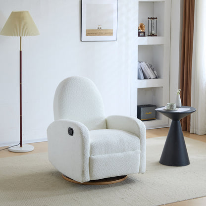 Poltrona reclinabile girevole e scorrevole Christopher Knight Home 360 ​​Boucle