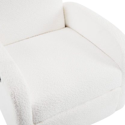 Poltrona reclinabile girevole e scorrevole Christopher Knight Home 360 ​​Boucle