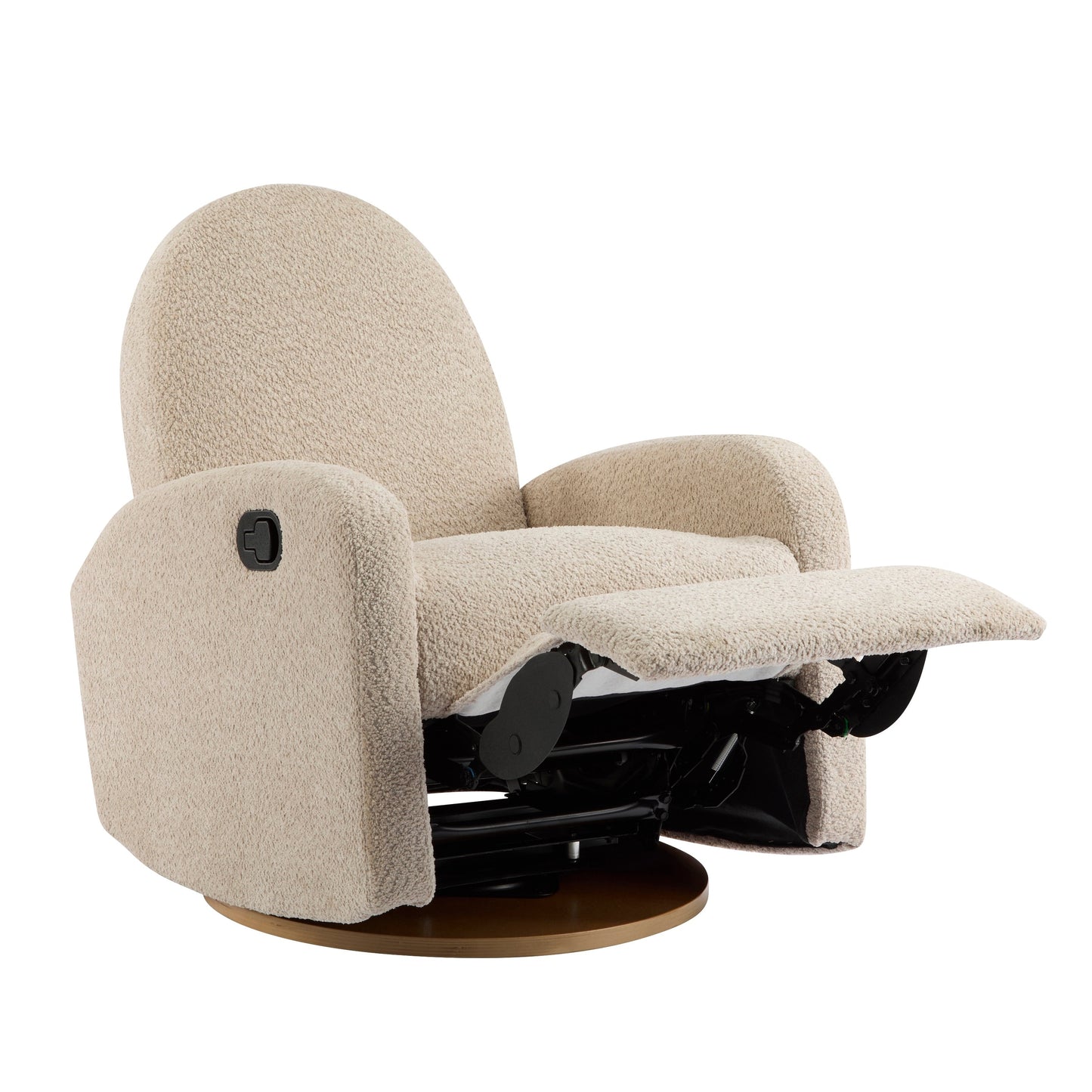 Poltrona reclinabile girevole e scorrevole Christopher Knight Home 360 ​​Boucle