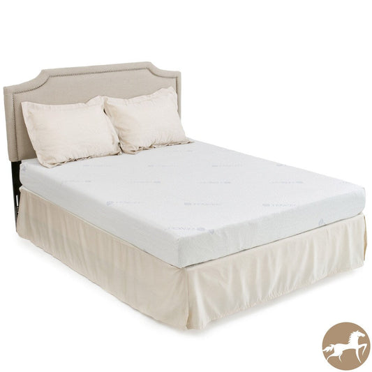 Materasso in memory foam gel Christopher Knight Home Comfort Medium Firm da 8 pollici, dimensioni standard, con cuscini extra