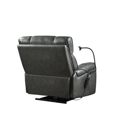 Poltrona reclinabile elettrica con supporto per telefono e massaggio Christopher Knight Home Motors
