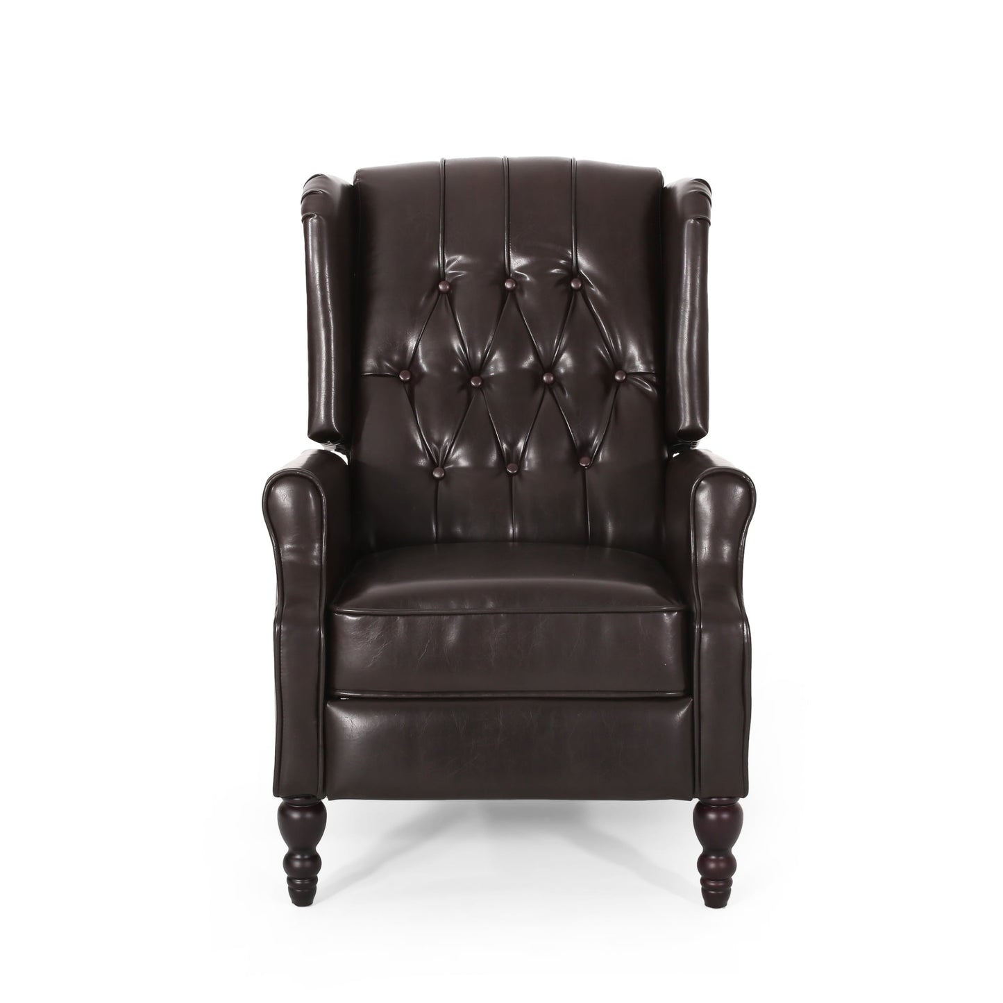 Poltrona reclinabile in similpelle Walter Brown di Christopher Knight Home