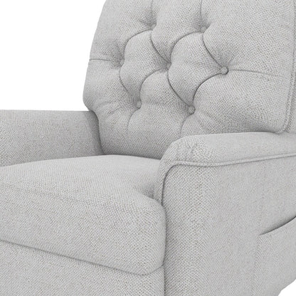 Poltrona reclinabile Chromcraft Arbor con finitura grigio scuro