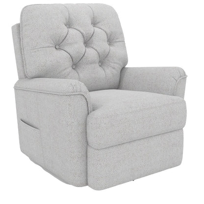 Poltrona reclinabile Chromcraft Arbor con finitura grigio scuro