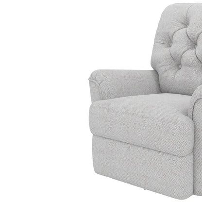 Poltrona reclinabile Chromcraft Arbor con finitura grigio scuro
