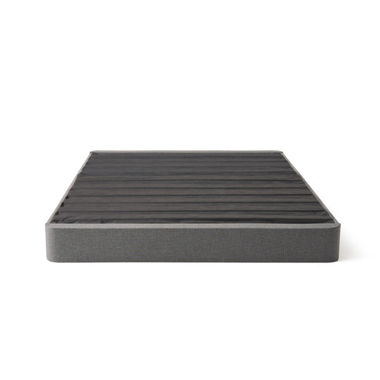Chuck King Size Foundation per materasso, 7 pollici, rivestimento in tessuto, legno