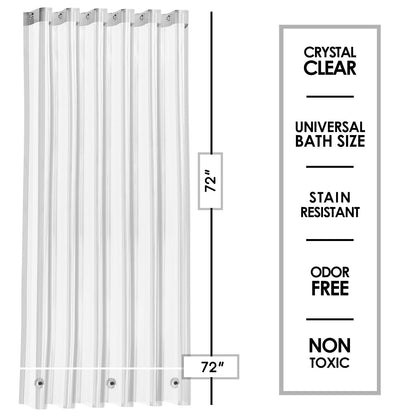 Tenda da doccia Clara Clark Heavy Duty 5G resistente alla schiuma