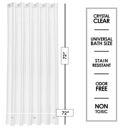 Tenda da doccia Clara Clark Heavy Duty 5G resistente alla schiuma