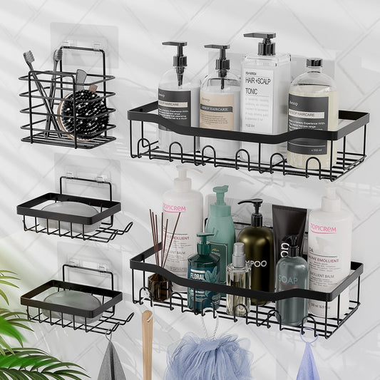 Clara Clark Shower Caddy adesivo portaoggetti per doccia