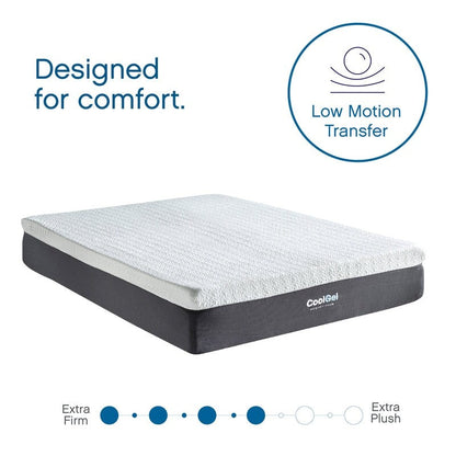 Materasso in memory foam ventilato Cool Gel Classic Brands da 12 pollici, certificato CertiPUR USA, materasso in una scatola, singolo