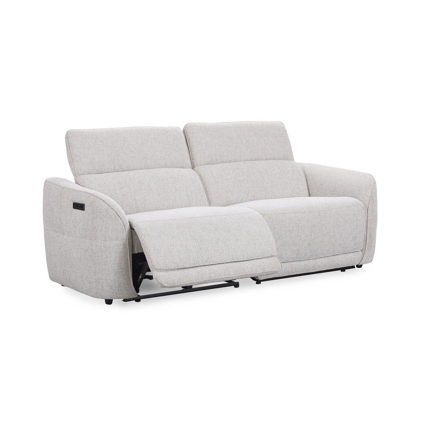 Divano reclinabile elettrico Classic Home Ostend Zero Gravity in tessuto imbottito