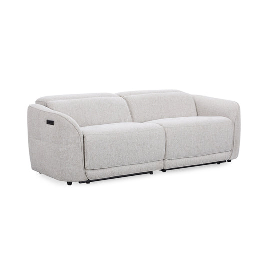 Divano reclinabile elettrico Classic Home Ostend Zero Gravity in tessuto imbottito