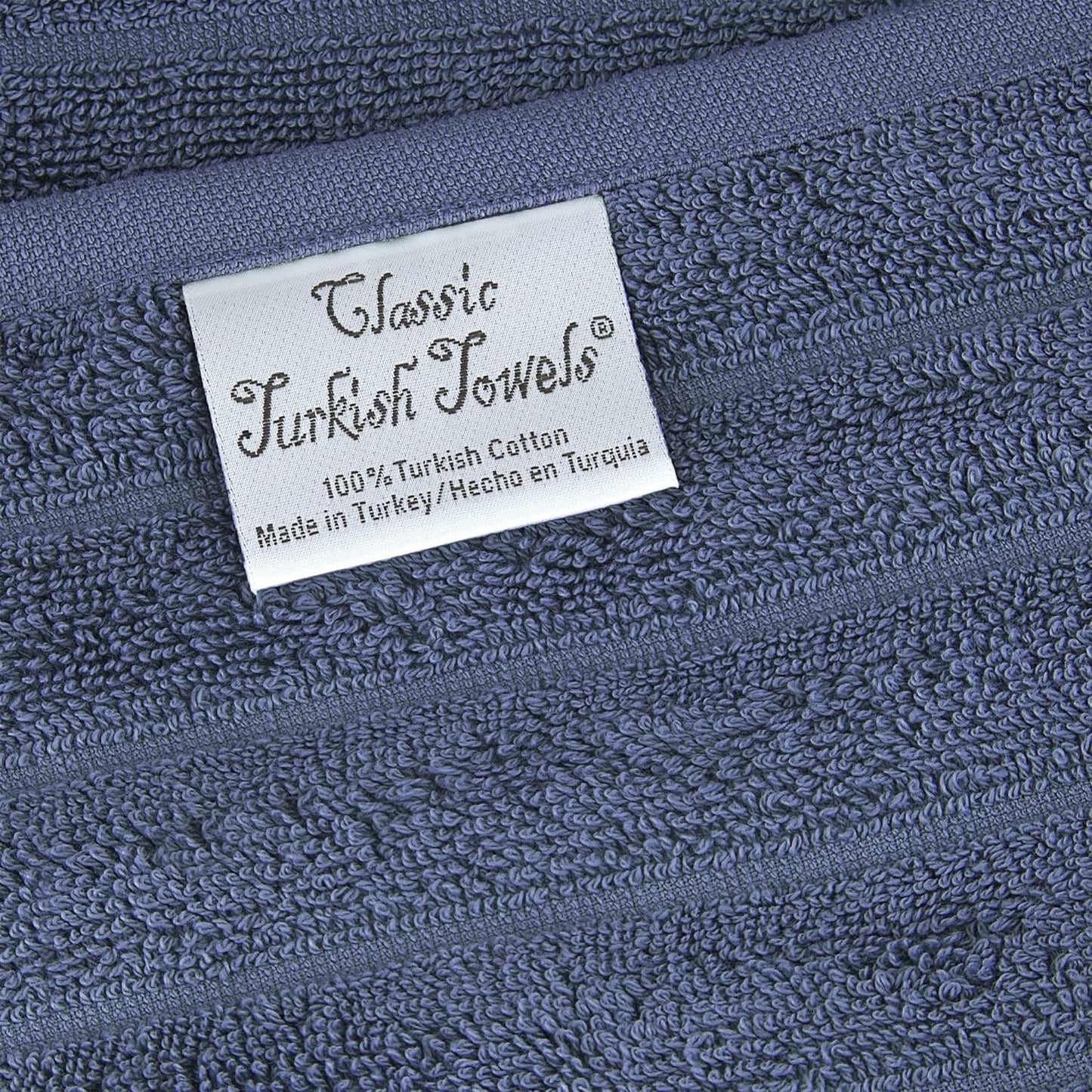 Set di 3 asciugamani turchi classici, teli da bagno in cotone e asciugamani a coste oversize, ultra morbidi e assorbenti, 40x65 cm