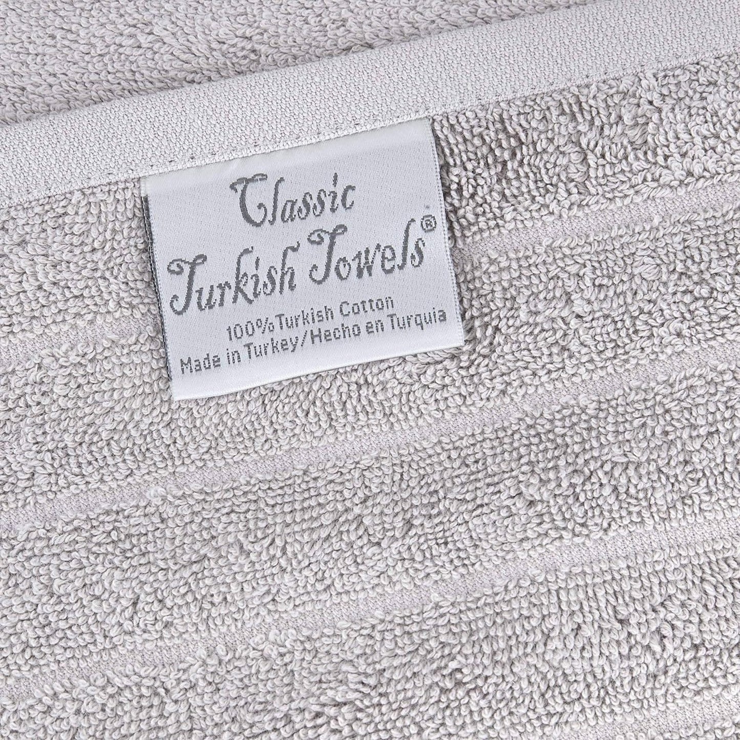 Set di 3 asciugamani turchi classici, teli da bagno in cotone e asciugamani a coste oversize, ultra morbidi e assorbenti, 40x65 cm
