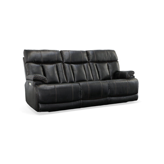 Divano reclinabile Clive Power con poggiatesta e supporto lombare elettrici di Flexsteel - 88 x 43 x 41