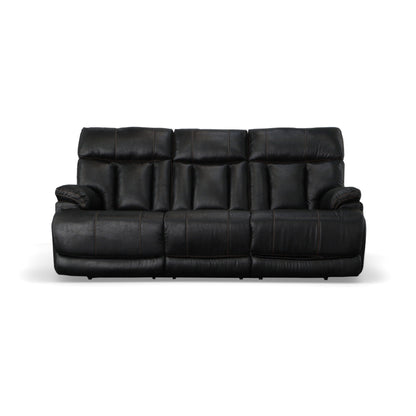 Divano reclinabile Clive Power con poggiatesta e supporto lombare elettrici di Flexsteel - 88 x 43 x 41