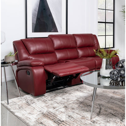 Divano reclinabile con rivestimento in similpelle Camila Transitional