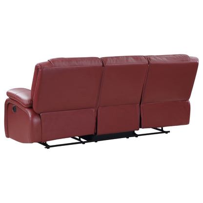 Divano reclinabile con rivestimento in similpelle Camila Transitional