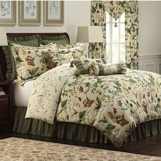 Set copripiumino da 4 pezzi Williamsburg Garden Images o federa Euro