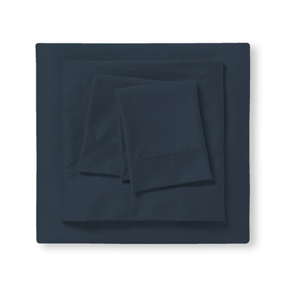 Set di lenzuola antipiega in misto cotone premium Color Sense 1200TC