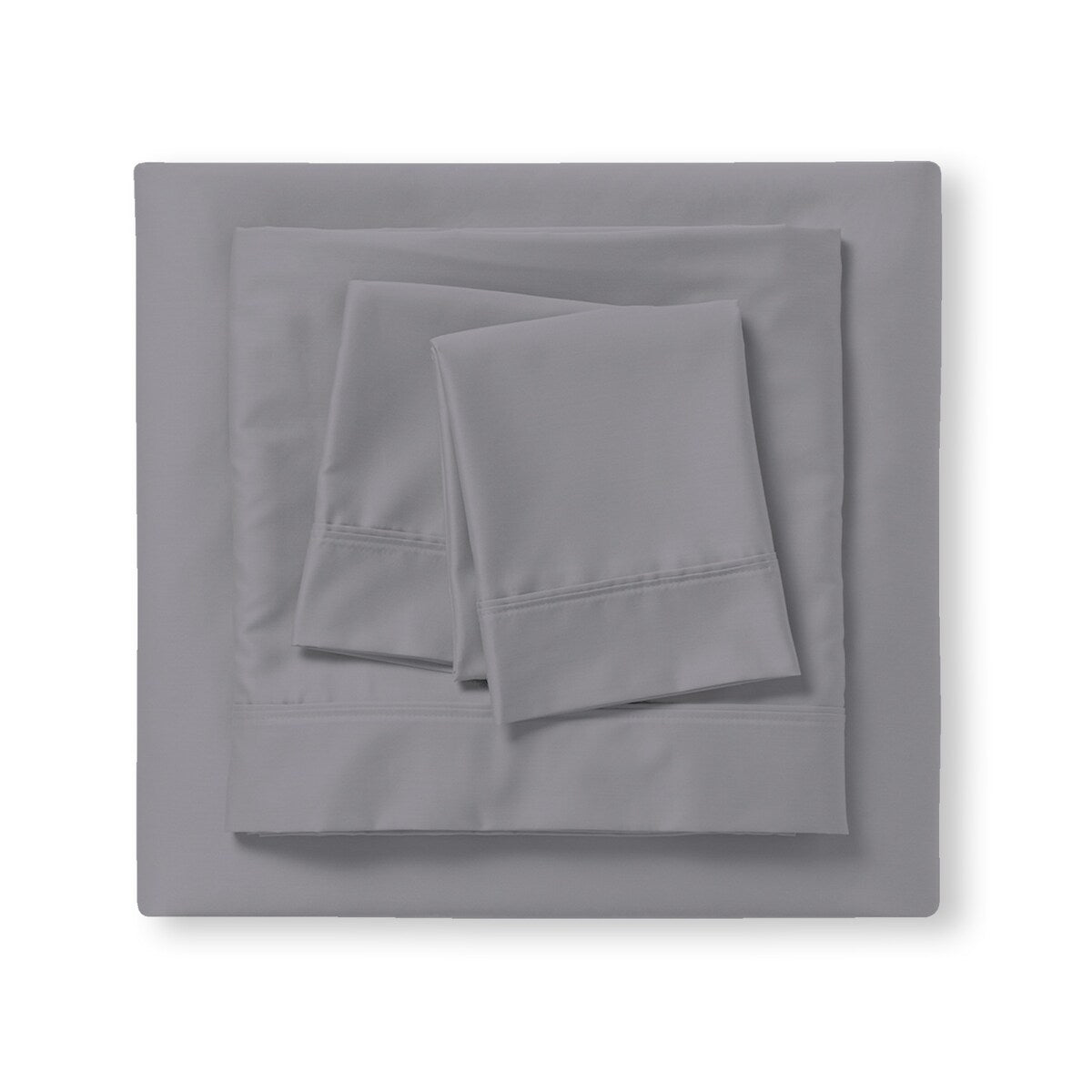 Set di lenzuola antipiega in misto cotone premium Color Sense 1200TC