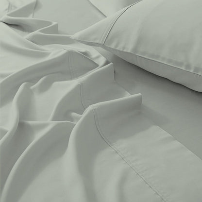 Set di lenzuola antipiega in misto cotone premium Color Sense 1200TC