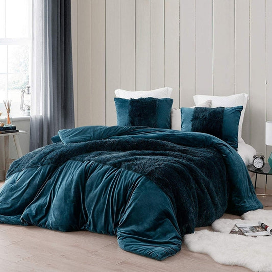 Stai scherzando? - Piumino oversize Coma Inducer® - Blu notte