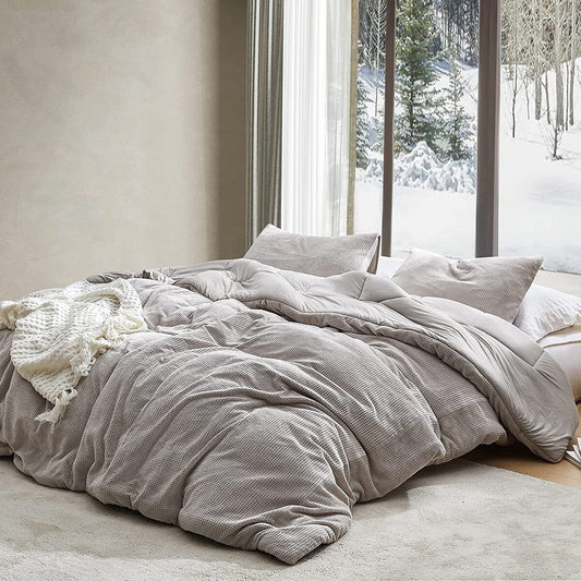 Coma-holic® - Coma Inducer® (con burro) Piumino oversize - Warming Taupe
