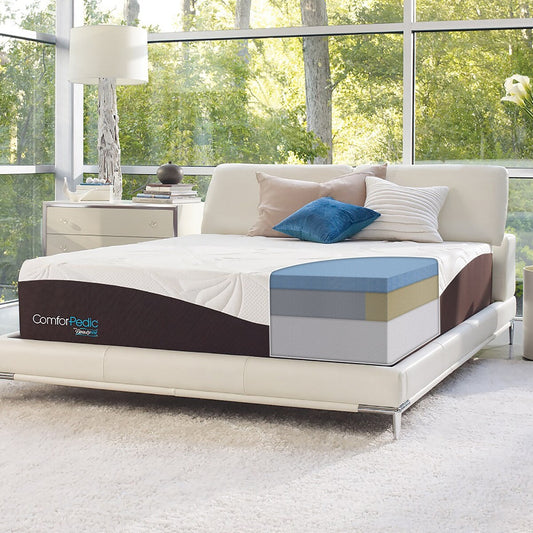 ComforPedic di Beautyrest Scegli il tuo materasso in memory foam gel da 12 pollici - Bianco