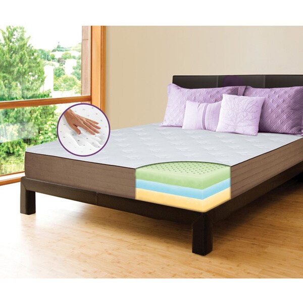 Materasso in memory foam Comfort Memories da 12 pollici per letto matrimoniale