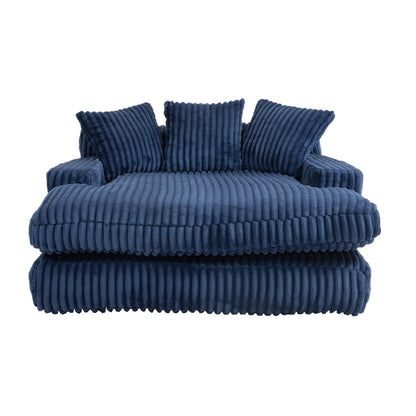 Divano letto in velluto a coste con imbottitura in spugna altamente elastica, divano senza installazione per soggiorno