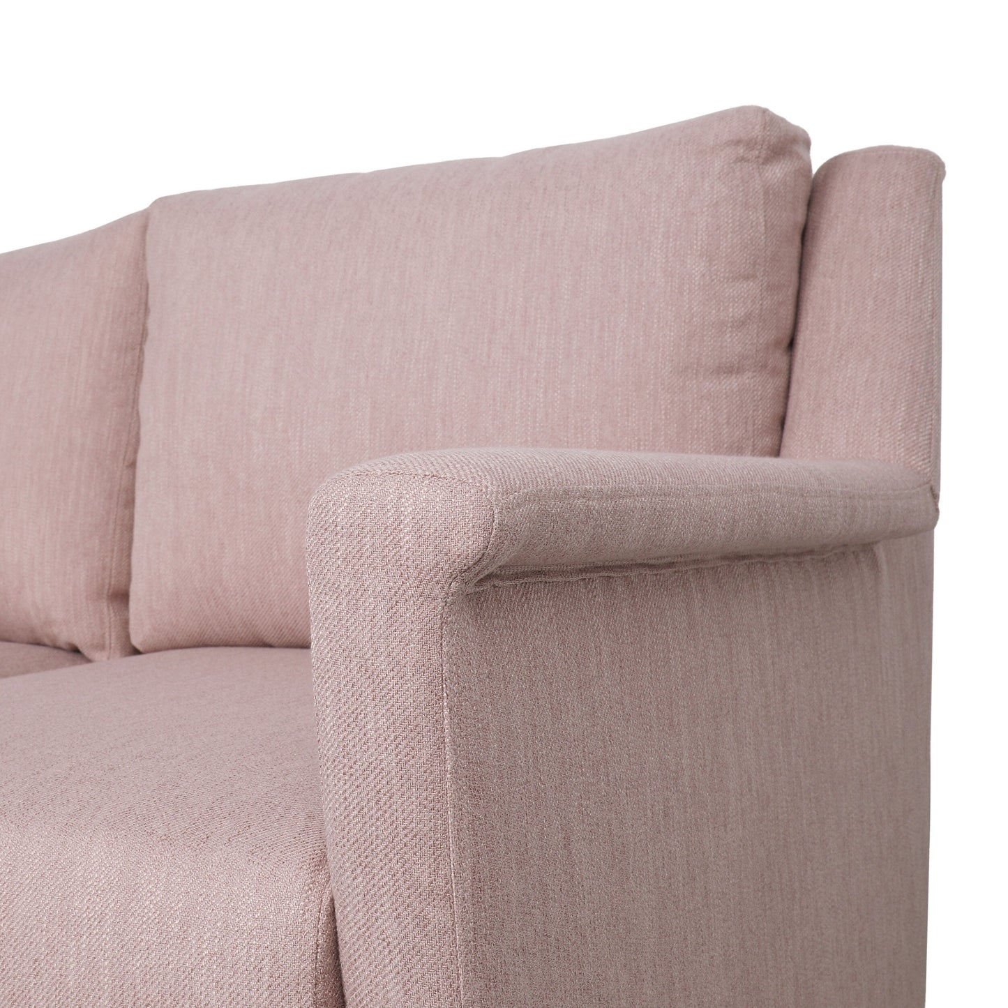 Comodo divano a 3 posti con gambe in legno