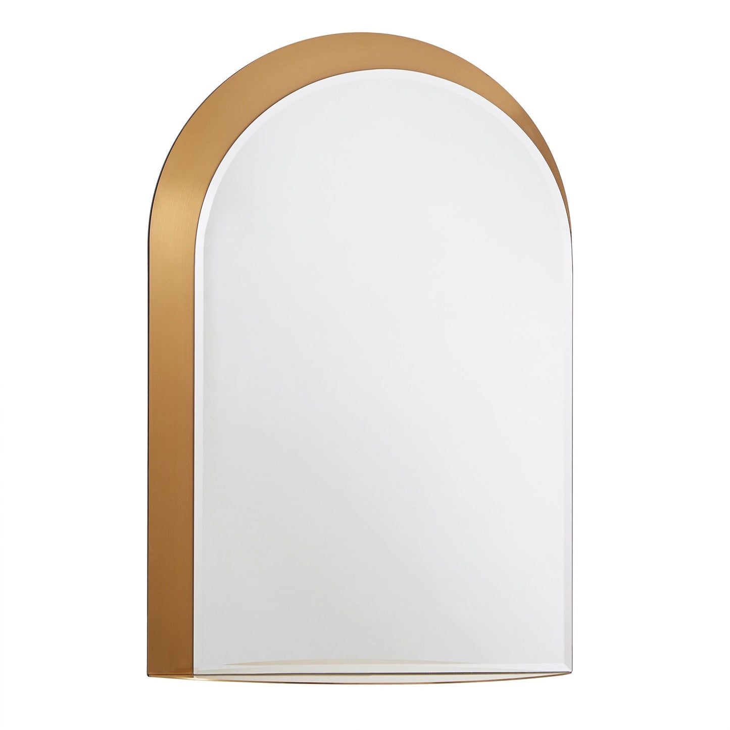Specchio da parete ad arco in metallo Concord con mensola di iNSPIRE Q Bold
